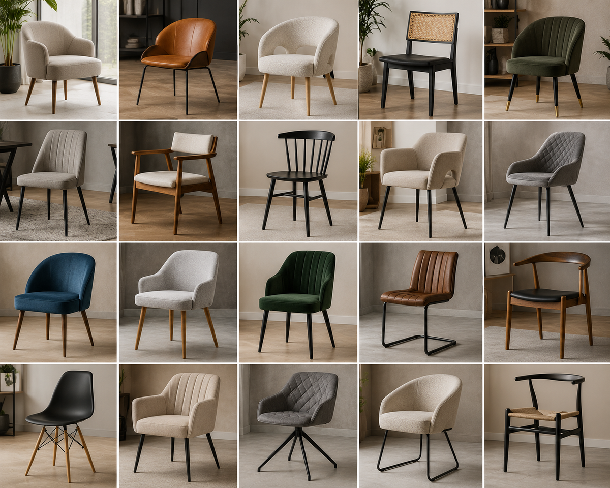 Stühle in vielen Designs