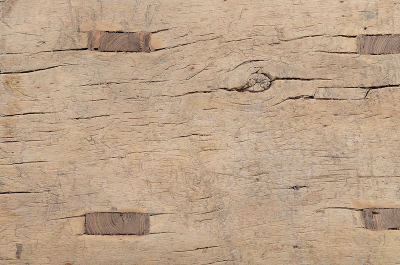 JO, Altholz Hocker rechteckig, Sattelhocker aus altem Holz