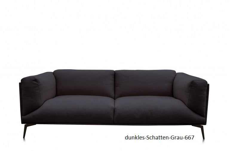 BARA, Modernes Stoff Sofa 2,5-Sitzer in vielen Farben, trendige Designer Couch
