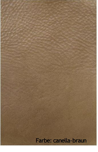 BARA, stylischer Ledersessel naturbelassenes Leder in braunen Farben und schwarz
