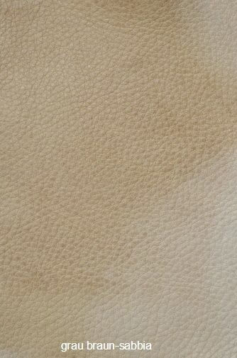 BEA, Designer Ledersofa braun 3 Sitzer, Ledercouch