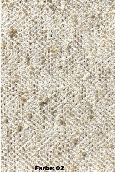 BEA, Designer Stoff Sofa hell beige