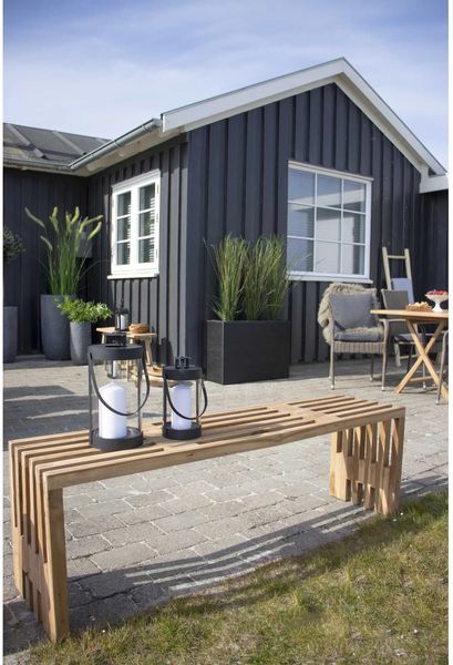 BEN, Holzbank, Sitzbank 140 cm drinnen & draußen