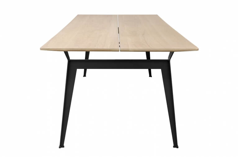 BONE, Esstisch B 240 cm Eiche Parkett, Designer Tisch