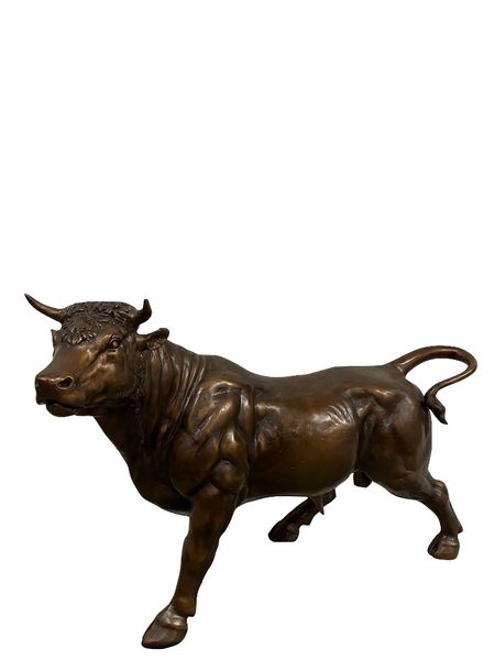 Bronze Skulptur "Bronzener Stier"