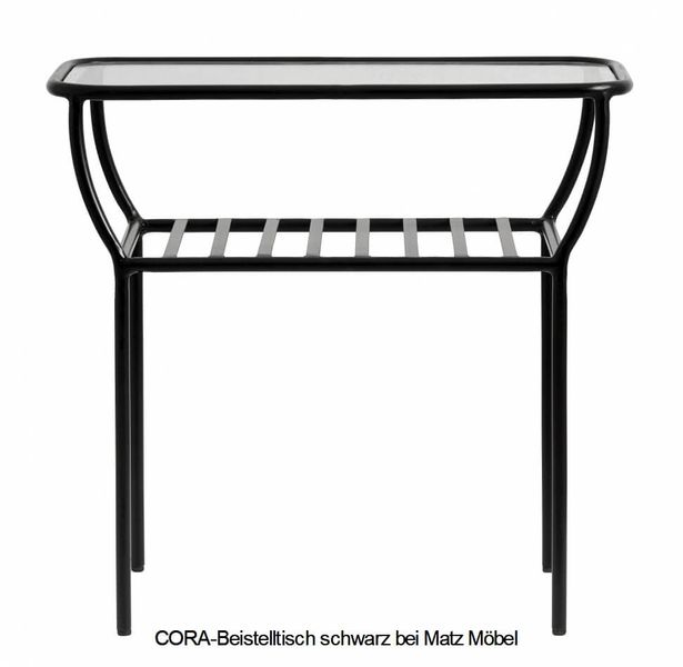 CORA-Beistelltisch gold oder schwarz