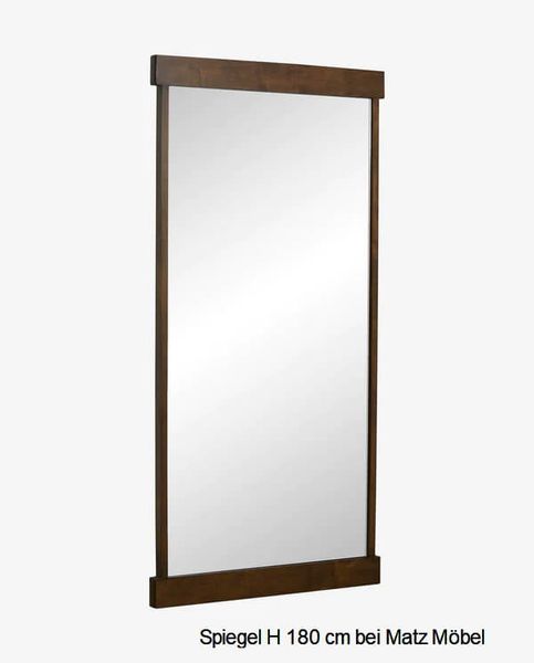 DEA, großer Wandspiegel H 180 cm Holzrahmen