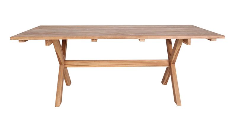 Matz Möbel Gartentisch DIA 200*90 cm recycelt Massivholz Landhausstil