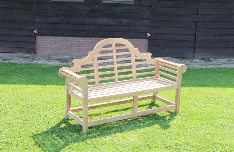 ENY, Gartenbank 2 Sitzer Holz im Landhausstil