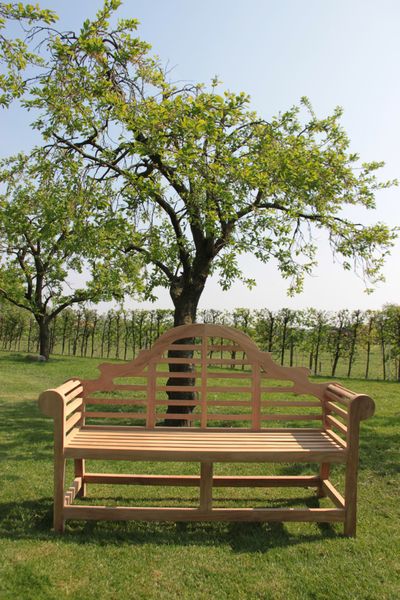 ENY, Gartenbank 2 Sitzer Holz im Landhausstil