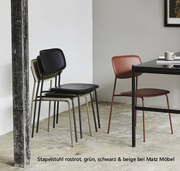 EWA, Retro Stuhl Esszimmerstuhl stapelbar viele Farben