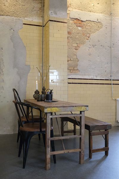 EVA, Esstisch B 149 cm Recyclingholz