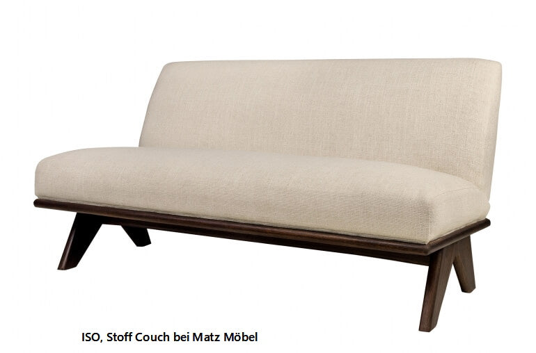 ISO, Designer Couch beige 2 Sitzer