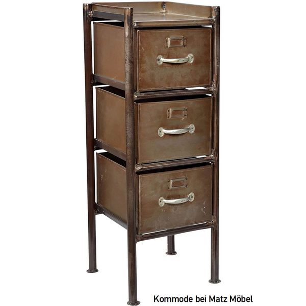 SILLY, Kommode Metall, Beistellschrank Industriedesign