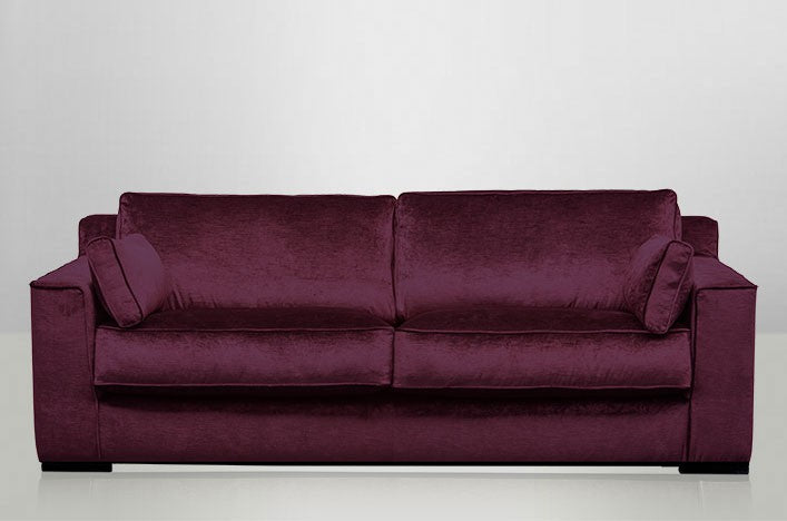 JOSUA, Designer Sofa Samt 3 Sitzer