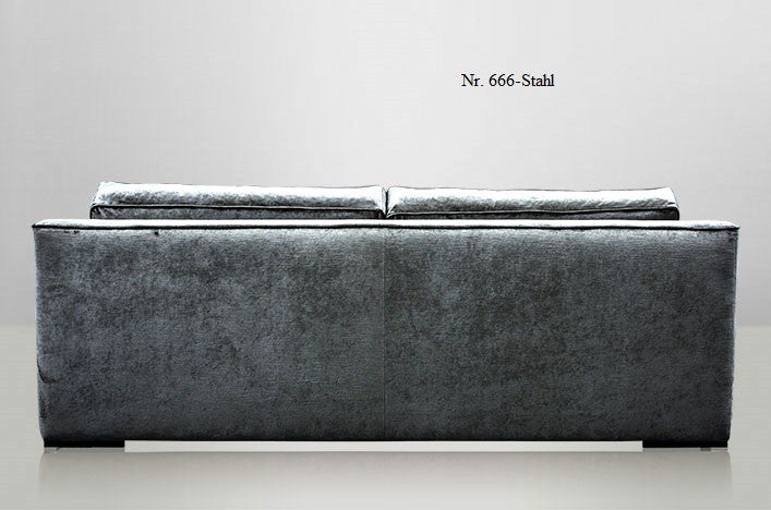 JOSUA, Samt Sofa 3 Sitzer, Designermöbel