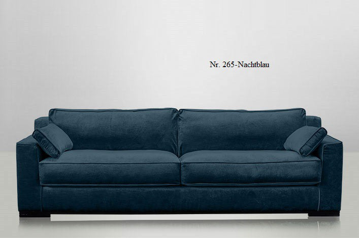 JOSUA, Couch Samt 4 Sitzer, Designer Samtsofa
