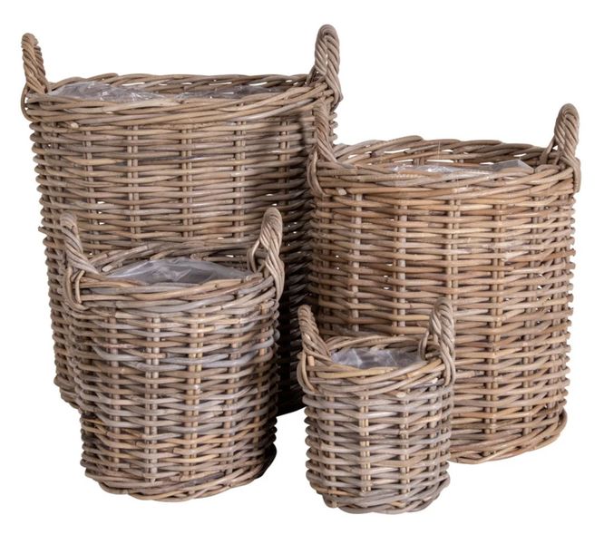 LONE, Pflanzkörbe 4er Set im Landhausstil