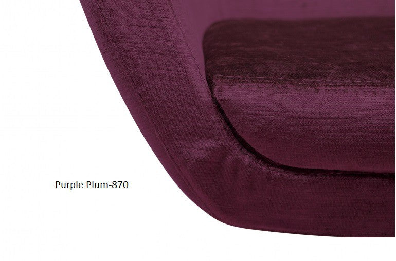 JOSUA, Designer Egg Chair Ohrensessel Samt rot oder blaue Farben