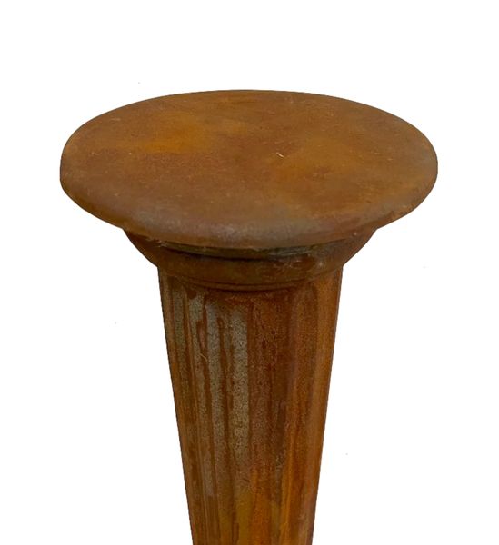 Gartendekoration "runde Säule Gusseisen" H 75 cm