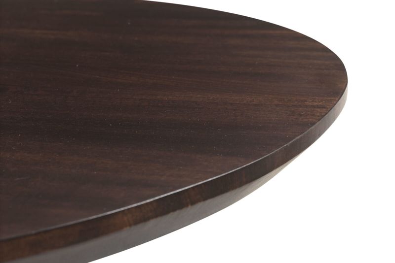 SATO, Esstisch rund 130 cm Holz mit Kegelfuß