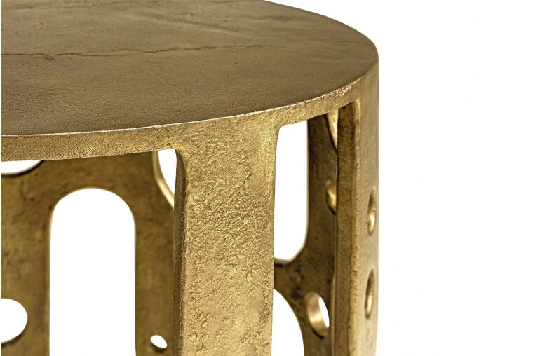 SAVA, Designer Beistelltisch gold rund