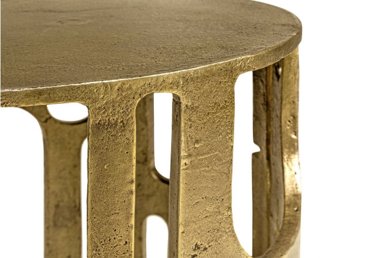 SAVA, Designer Hocker gold rund
