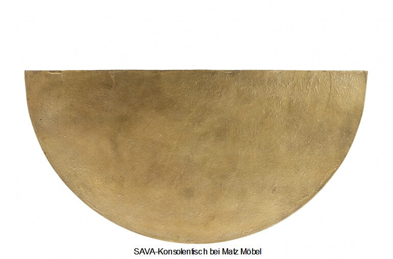 SAVA-Designer Konsolentisch gold