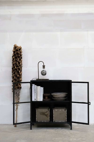 Sideboard TED mit Glastüren B 80 cm