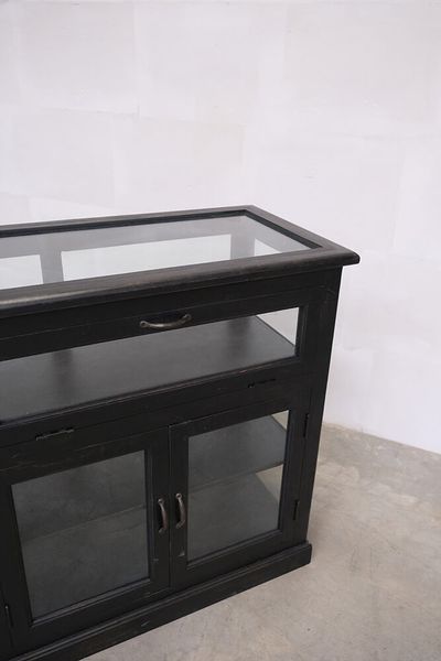 SAM, alter Tresen shabby, antike Theke, Ladentresen-Vitrine