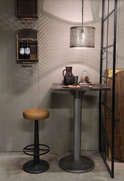 TONI, Stehtisch Tischgestell 57*102 cm Eisen mit Mittelsäule