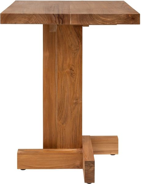 Bistrotisch JUNO Teakholz 60x60 cm - Quadratischer Esstisch Modern