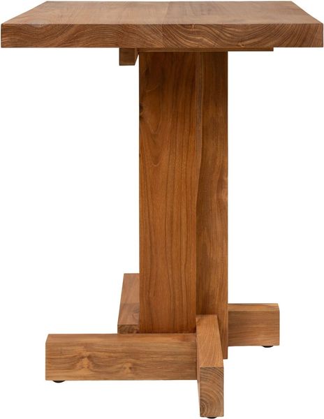 Bistrotisch JUNO Teakholz 60x60 cm - Quadratischer Esstisch Modern