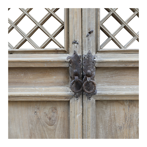 011, antike Tür Naturholz Set 6 teilig