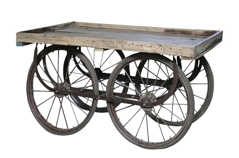 01, Alter Marktwagen, Blumenwagen