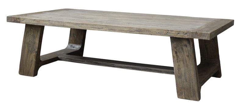 Matz Möbel Altholz Couchtisch 130 cm lang Landhausstil