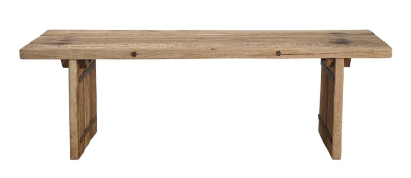 Altholz Esstisch TONJA natur L 243 cm, Unikat