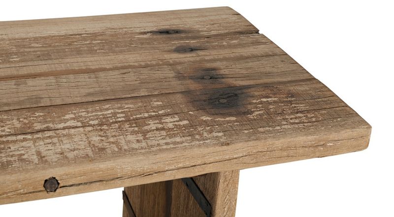 Altholz Esstisch TONJA natur L 243 cm, Unikat