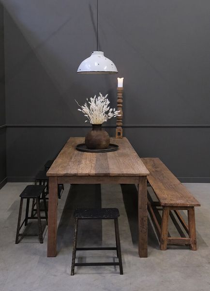 JAN, Altholz Esstisch 230 cm Massivholz
