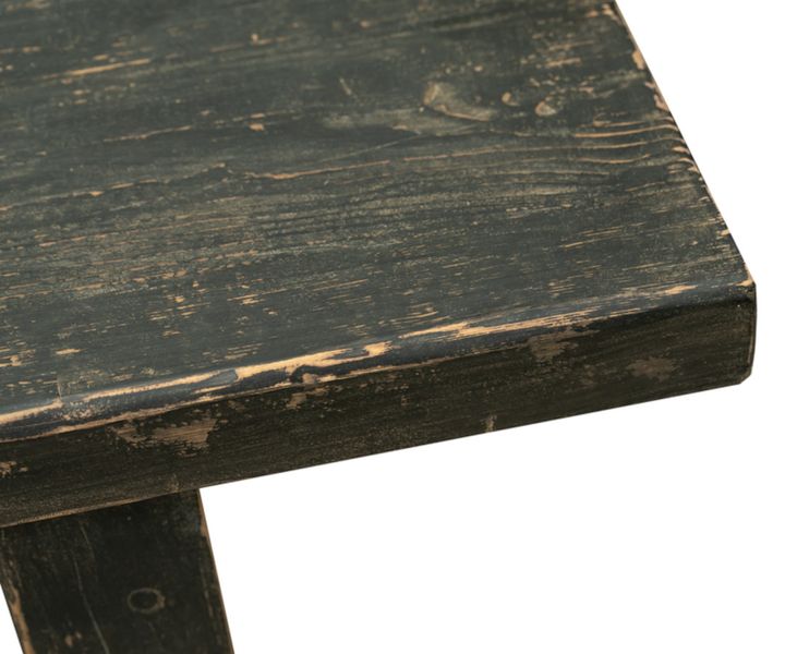 Esstisch HAJA vintage schwarz B 244 cm, Landhaus Esszimmertisch