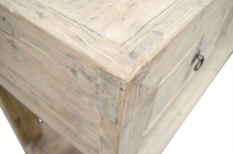 SAIKA 1, Konsolentisch Altholz B 170 cm, Recyclingholz