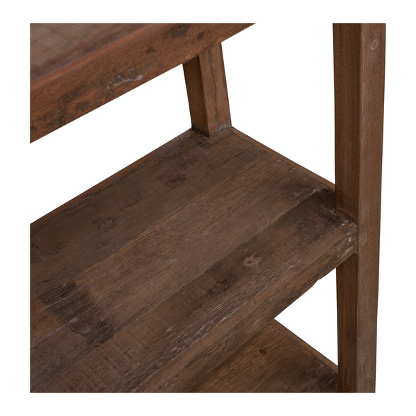 Großes Altholz Regal H 180 cm auf Rädern, Holzregal SANO
