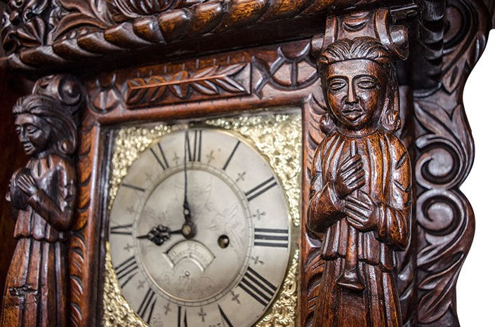 U7, Alte Standuhr von 1840 aus Schottland, antike Möbel