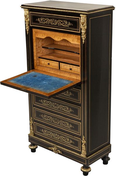 51, Sekretär "Napoleon III" Schrank-Schreibtisch