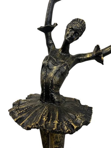 Gusseisen Skulptur "Ballerina Paar" H 125 cm