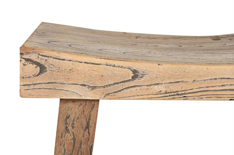 Altholz Barhocker JURA Sattelsitz eckig H 75 cm