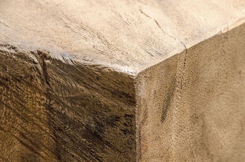 SORA, Baumstamm Esstisch L 200 cm Massivholztisch