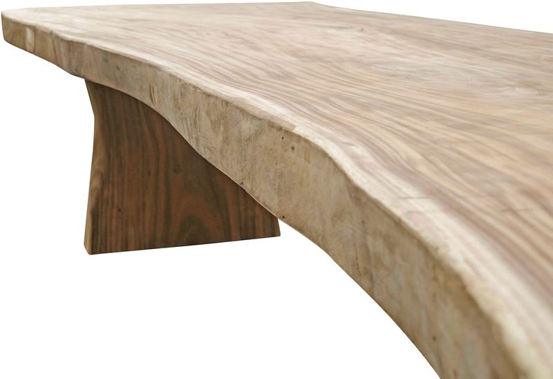 SORA, Baumstamm Esstisch L 200 cm Massivholztisch