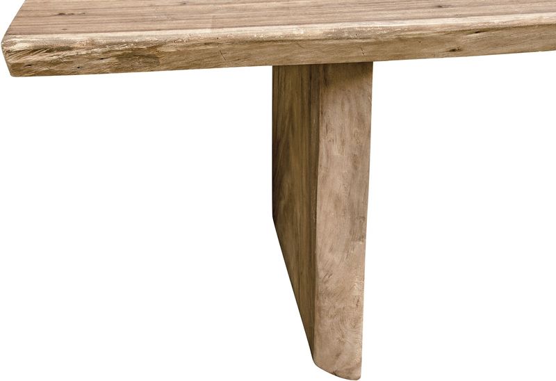 SORA, Baumstamm Esstisch L 200 cm Massivholztisch