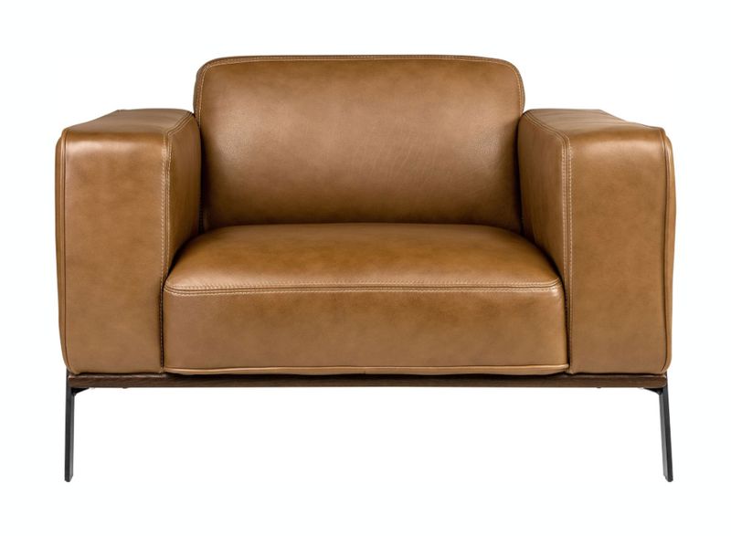 BEA, Designer Ledersessel braune Farben oder schwarz